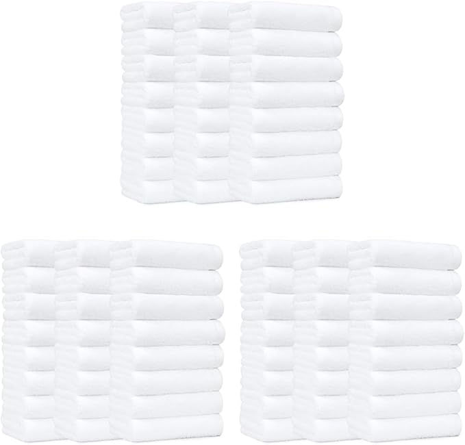 Amazon Basics Soft and Thick Cotton Hand Towels, 16 x 26 in