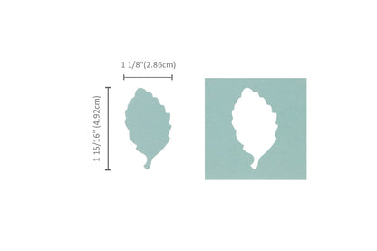 Bira Craft 2 inch Birch Leaf Shape Lever Action Craft Punch, Autumn Leaf Punch for Paper Crafting Scrapbooking