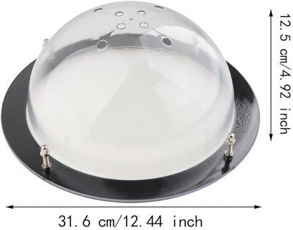 MagiDeal Dog Fence Window Clear Doggie Fence Window 12.4 inch Acrylic View Dome for Patio, Garden, Backyard, Satisfying Curious Pets, Cat House