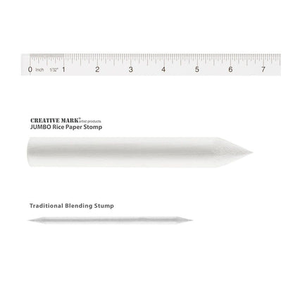 Creative Mark Blending Stumps - Solid Double-Ended Blending Stumps for Blending Charcoal, Pencils, Pastels, and More! - [Size # 4-12 Count]