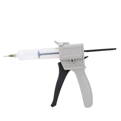 Dispenser Glue Gun, 30ml Manual Dispenser Glue Gun Plastic Manual Single Tube Handle Tool for Pressing Squeezing