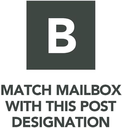 Gibraltar Mailboxes Elite Large Capacity Galvanized Steel White, Post-Mount Mailbox, E1600W00