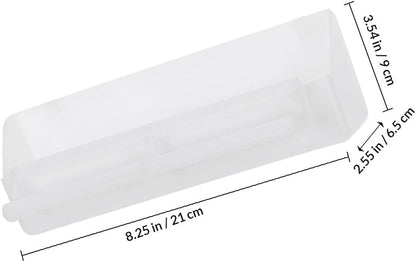 2pcs Automatic Hanging Bird Feeder with Anti-Splash Tray, Wet and Dry Food Dispenser for Parrots and Small Birds, Outdoor Seed Feeding Container