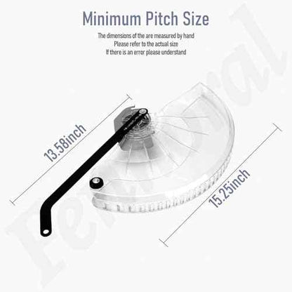 089240023710 Miter Saw Blade Guard Replacement Compatible with Ryobi TSS121, TSS121T, TSS120L 12" Miter Saw - Lower Blade Guard 089041016704 089240023707