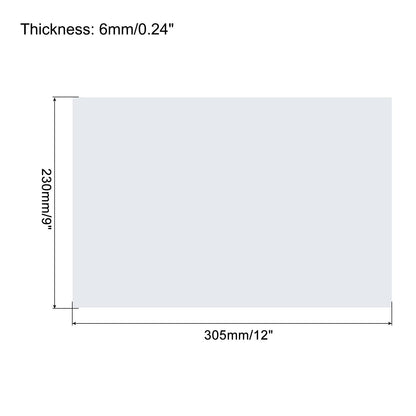 uxcell EVA Foam Sheets White 12 Inch x 9 Inch 6mm Thickness for Crafts DIY Pack of 10
