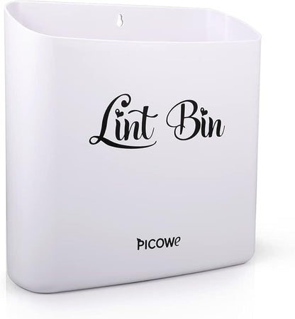 Picowe Magnetic Laundry Storage, Large Lint Holder Bin