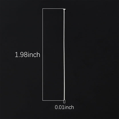 BEADIA 925 Sterling Silver Flat Head Pins 0.5x50mm 20pcs for Jewelry Making Findings