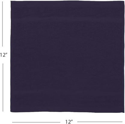 Avalon Towels Cotton Washcloths – Size 12x12 Inches, 100% Ring Spun Cotton