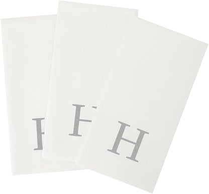 Luxenap 15.8 X 7.9 Inch Linen-Feel Guest Towels, 2000 Lettered Hand Towels