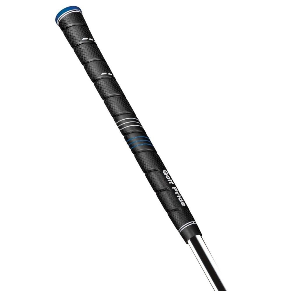 Golf Pride CP2 Wrap Golf Club Grip - Classic Wrap Grip with High-Tack Soft Rubber for Comfort & Control - Less Tension & More Power with Plus4 Technology - Standard - Black