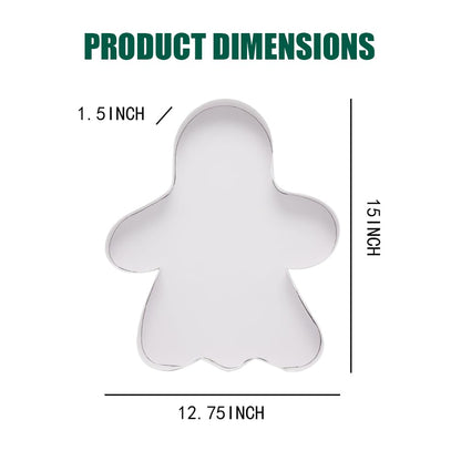 Cardboard Fillable Halloween Ghost Charcuterie Board Candy Food Tray, 12.2 inch, Party Event Decoration (Ghost Shape)