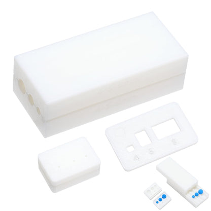 PH PandaHall Set of 2 Polymer Clay Beads Making Tool - Polymer Clay Bead Roller Maker and Bead Hole Maker Drilling Tool White Plastic Mold for 4mm 6mm 8mm Round Shape Beads Making DIY Craft