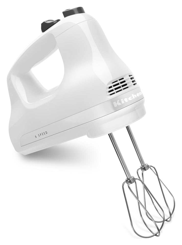 KitchenAid 5-Speed Ultra Power Hand Mixer - KHM512, Contour Silver