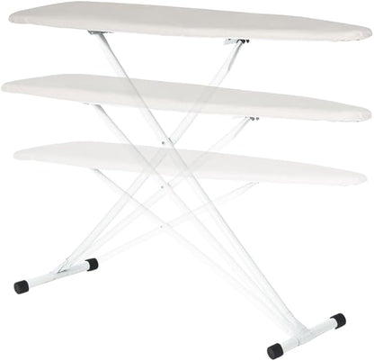 Full Size Ironing Board with Cover & Pad – USA-Made with Enhanced Grip Feet