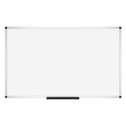VIZ-PRO Dry Erase Board/Whiteboard, 60 x 48 Inches, Wall Mounted Board for School Office and Home 5' x 4'