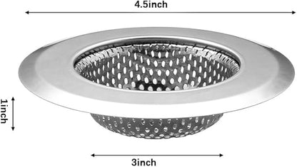 2 Pack Upgraded Double-Layer Kitchen Sink Strainer