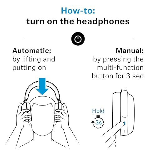 Sennheiser Consumer Audio Momentum 4 Wireless Headphones - Bluetooth Headset for Crystal-Clear Calls with Adaptive Noise Cancellation, 60h Battery Life, Lightweight Folding Design - Black/Copper