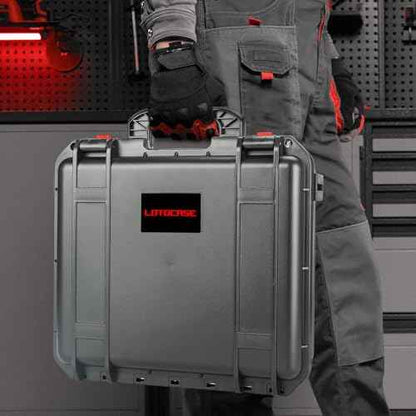 Hard Case for Milwaukee Jigsaw M18 Fuel - Hard Storage Case Replacement for Jig Saw, Tool Carrying Case for Milwaukee D-handle Jig Saw 2737-20 Batteries & Charger Combo Kit (Case Only)
