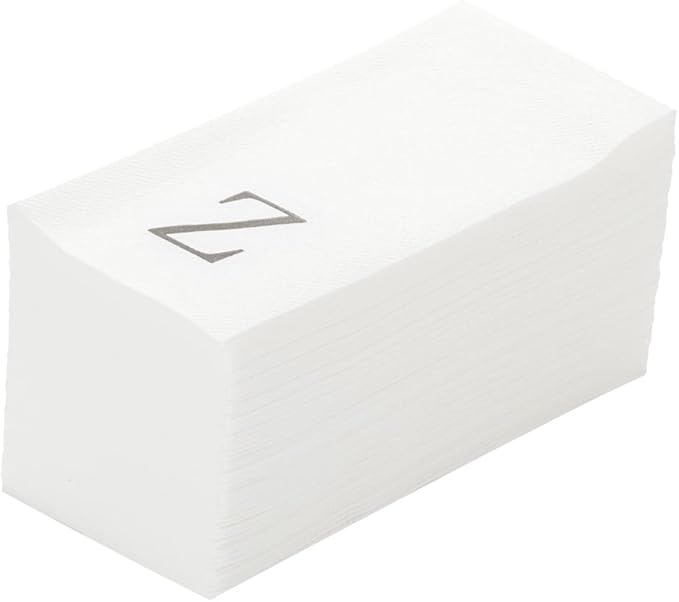 Luxenap 15.8 X 7.9 Inch Linen-Feel Guest Towels, 2000 Lettered Hand Towels