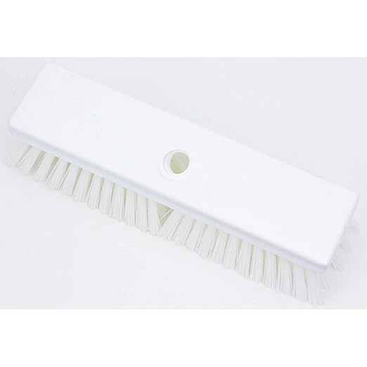 SPARTA Plastic Floor Scrub Brush, Brush Head Only, Deck Brush