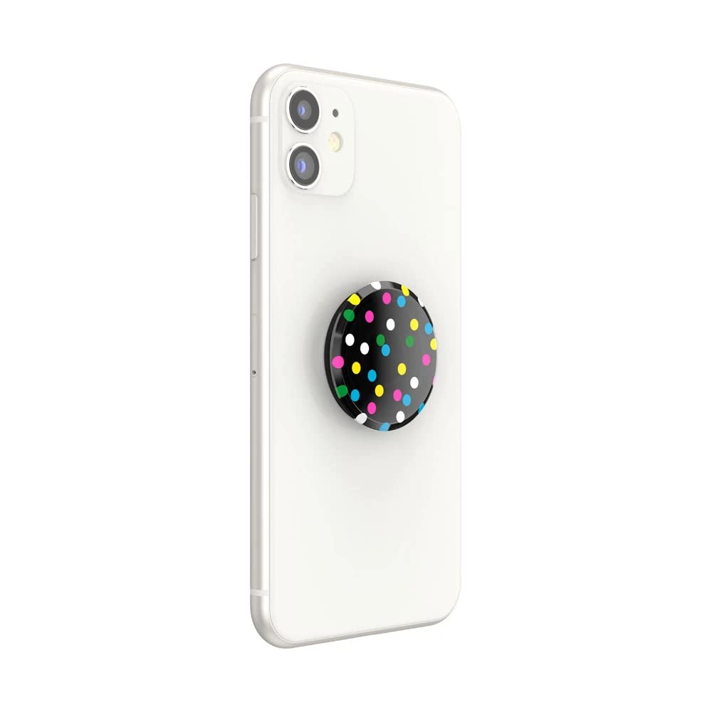 PopSockets Phone Grip for MagSafe with Kickstand, Magnetic Stand, Swappable Top, Secure Hold for iPhone MagSafe Cases, Phone & Tablet Grip - Clear