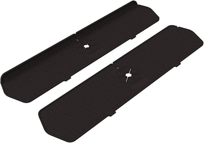 2 Pack Kitchen Faucet Sink Splash Guard, Sink Draining Pad Behind Faucet