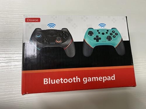 Diswoe Upgraded Wireless Controller for Switch/Lite/OLED/Switch 2 Pro Controller for Switch Remote Joystick Gamepad Supports Wake up, Gyro Axis, Turbo, Dual Vibration and Screenshot Function