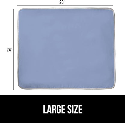GORILLA GRIP Ironing Mat, Portable Iron Pad, Magnetic Cover