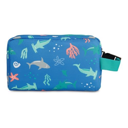 PackIt® Freezable Snack Box, Checked Out, Built with ECOFREEZE Technology, Collapsible, Reusable, Zip Closure with Buckle Handle, Designed For Work Snacks, Fresh Snacks On the Go, Adults, and All Ages