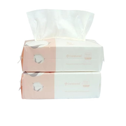 Extra Thick Dry Wipe, Disposable Face Drying Towel 100% Cotton, Lint-Free