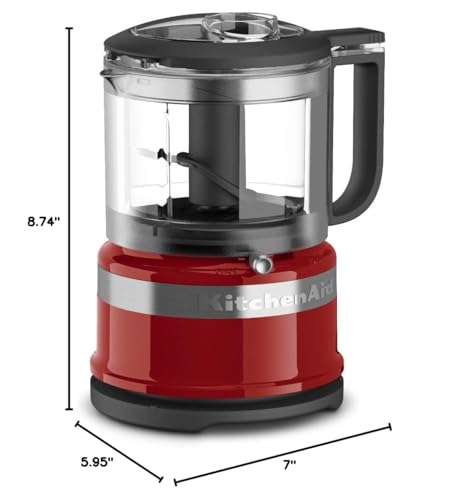 KitchenAid 3.5 Cup Food Chopper KFC3516CU, Contour Silver