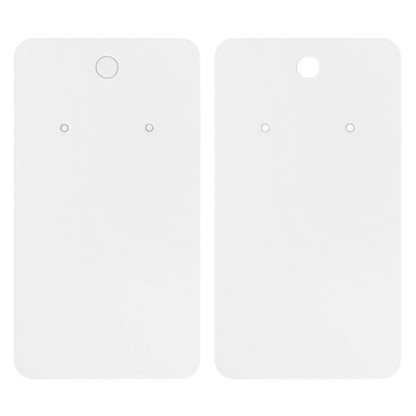 Juvale Earring Cards for Selling Jewelry - 3.5 x 2 In, White, 200 Pack - Bulk Earring Display Cards for Jewelry Packaging & Storage