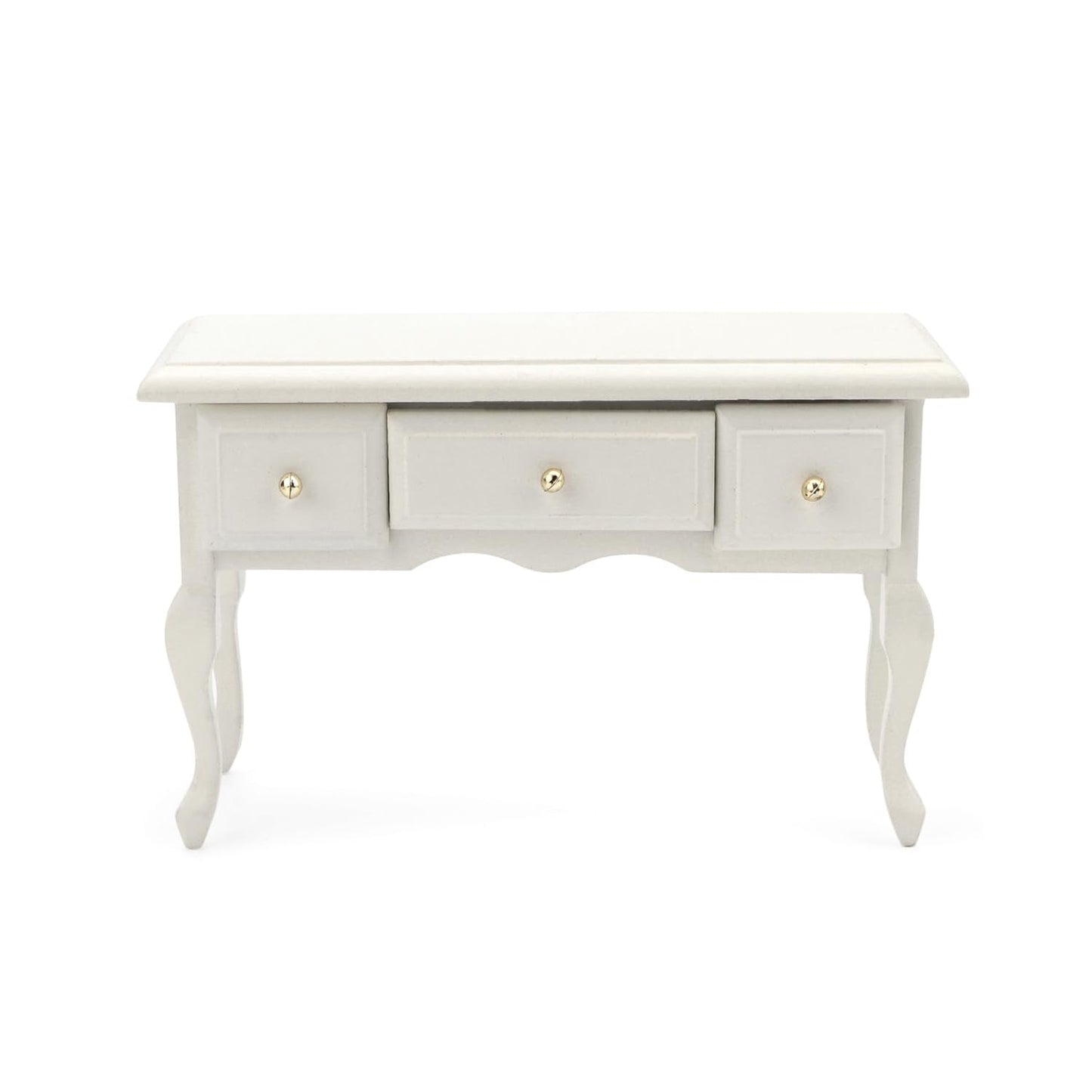 Miniature Table 1:12 Furniture & Dollhouse Miniature Bed with Drawer 1:12 Wooden Furniture European Bedroom Bedding Furniture Accessories with Pillow & Mattresses