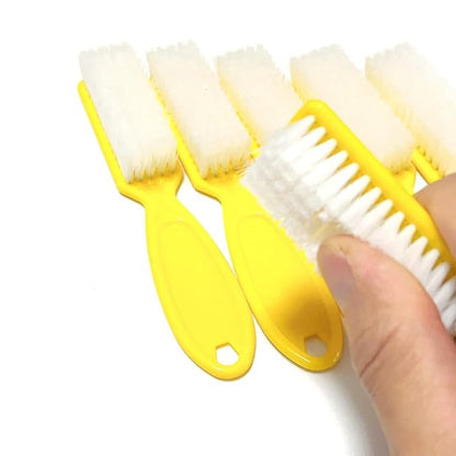 6Pcs Nail Brush for Cleaning Fingernails, Handle Grip Cleaning Brush for Nail