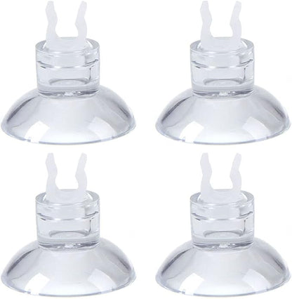 ALEGI 4pcs Large Aquarium Sponge Filter with Suction Cups, Check Valves for Breeding Fry Betta Shrimp Fish Tank (Medium for 20-50 Gal 4 Pcs)