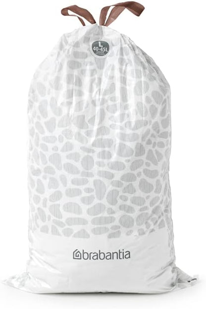 Brabantia PerfectFit Trash Bags Thick Plastic Trash Can Liners