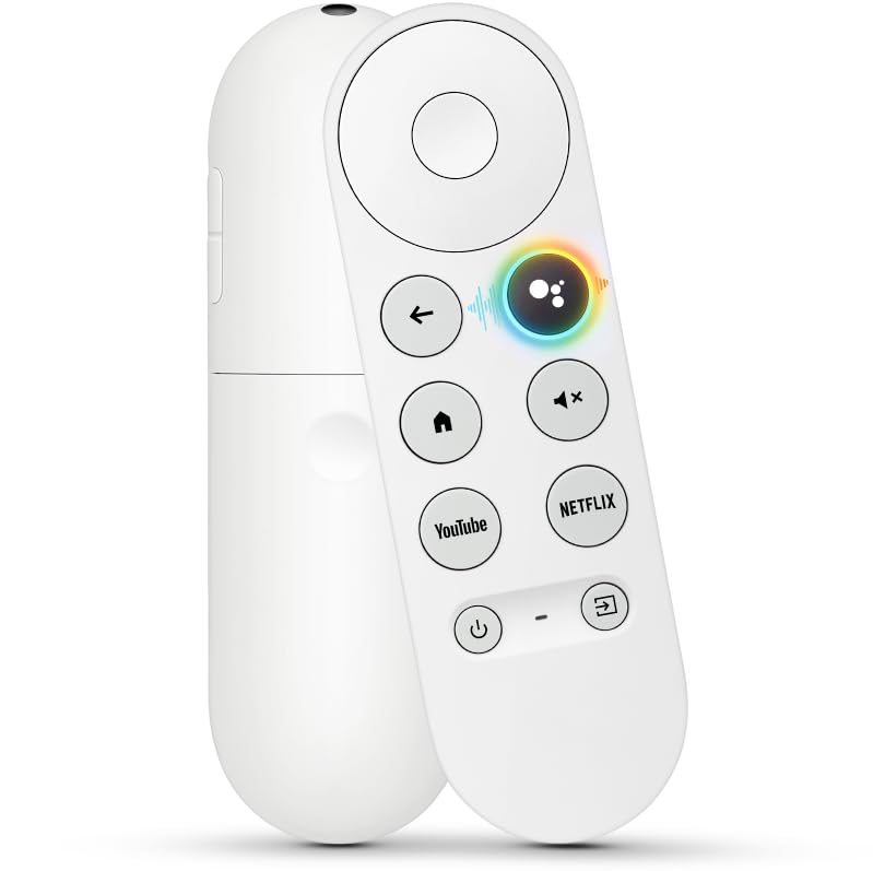 Voice Replacement for Google-Chromecast-Remote, G9N9N for Chromecast with Google TV Remote, for Google TV Streamer (Only for Snow Chromecast Google)