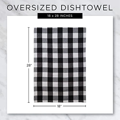 DII Everyday Pets Kitchen Collection Absorbent Dishtowel Set, 18x28, Cat Print, 3 Count