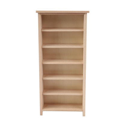 Homoyoyo Doll House Model Doll Storage Cabinet 1 12 Scale Wooden Bookshelf Miniature Wood Furniture Wood Decor Mini Furniture Doll House Furniture Small Wooden Bookshelf Mini House Supply (Pack of 2)