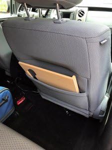 Notebook Size (15 1/4" x 13 3/4") Motor Vehicle Desk - SUV & Car Writing Surface, Steering Wheel Laptop Computer Station - Tablet Table - Minivan Desk, Automobile Lunch Tray