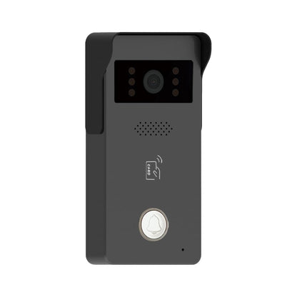 MENGQI-CONTROL Tuya Smart Office/Home Wireless WiFi Doorbell Camera Security Video Intercom for Access Control System Color Touch Screen Phone App Remote Open with Lock/Fobs/Power Supply Doorbell