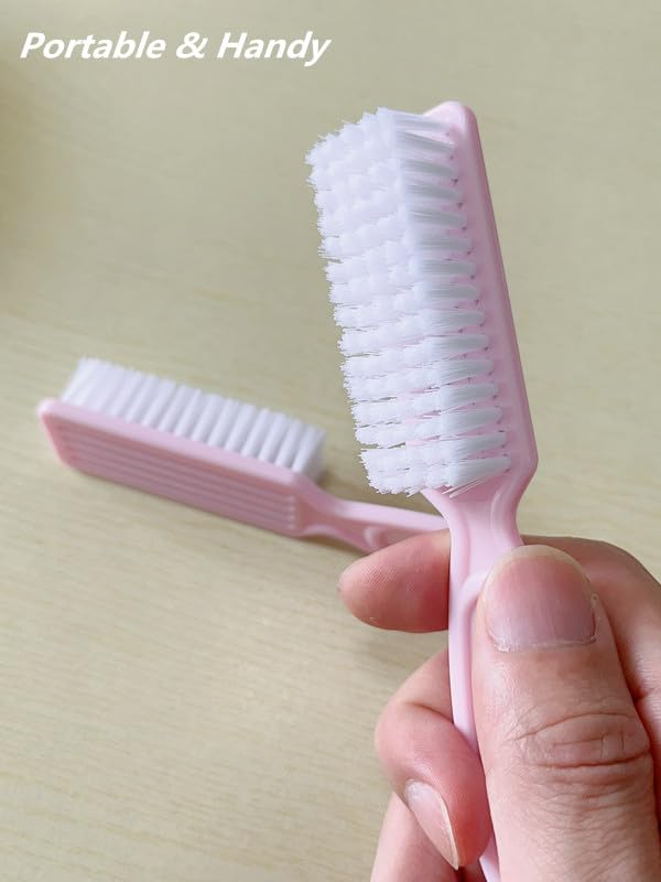 6Pcs Nail Brush for Cleaning Fingernails, Handle Grip Cleaning Brush for Nail