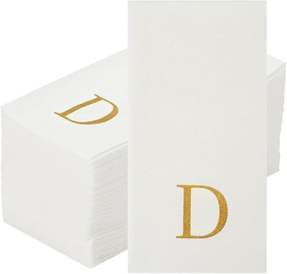 Luxenap 15.8 X 7.9 Inch Linen-Feel Guest Towels, 2000 Lettered Hand Towels