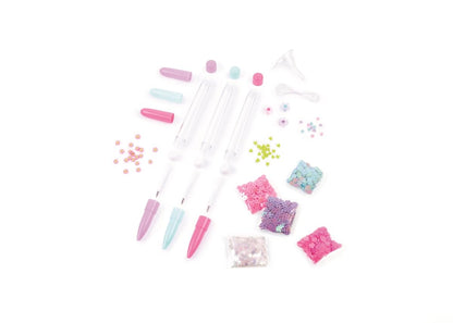 Make It Real DIY Floaty Pens Kit - Create 3 Sparkly, Customizable Pens with Glitter & Charms - Fun Craft for Tweens, Girls & Kids Ages 8+ -Mess-Free Creative Activity Great Gift for Artistic Kids