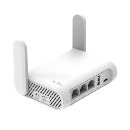 GL.iNet GL-SFT1200 (Opal) Portable WiFi Travel Router, Mini VPN Wireless Router for Fiber Optic Modem, Mobile Internet WiFi Repeater, Dual Band Openwrt Computer Routers, Home/Business/RV/Cruise