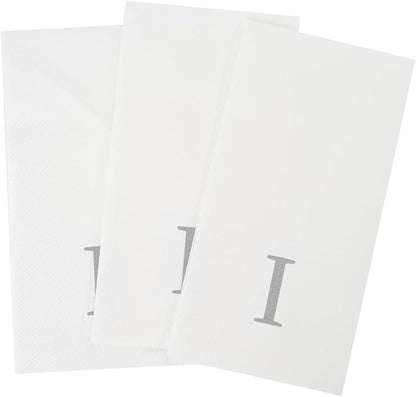 Luxenap 15.8 X 7.9 Inch Linen-Feel Guest Towels, 2000 Lettered Hand Towels
