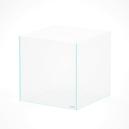 LANDEN 52.4 Gallons Cube Rimless Low Iron Aquarium Fish Tank,23.62" L × 23.62" W × 23.62" H (60cm x 60cm x60cm) 10mm Thickness with Nano Foam Leveling Mat Included