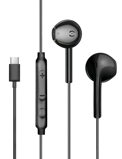 MAS CARNEY USBC Headphones Wired TH7,USB C Earbuds with Mic,Type C Earphones Compatible with Apple iPhone 15 16 17 iPad Pro, Samsung Galaxy S26 S25 A53,Google Pixel,PS4