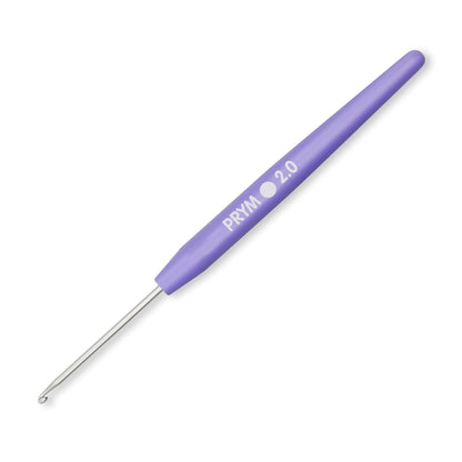 Prym Soft Grip Aluminum Crochet Hook Set, 2-6mm
