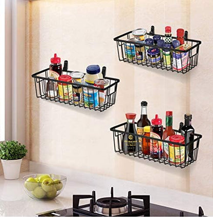 SheeChung Farmhouse Decor Metal Wire Bathroom Storage Organizer Basket Bins